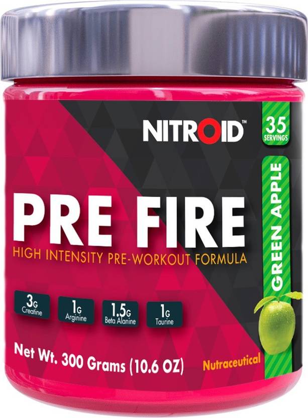 Nitroid Prefire(Green Apple) Pre Workout Price in India Buy Nitroid