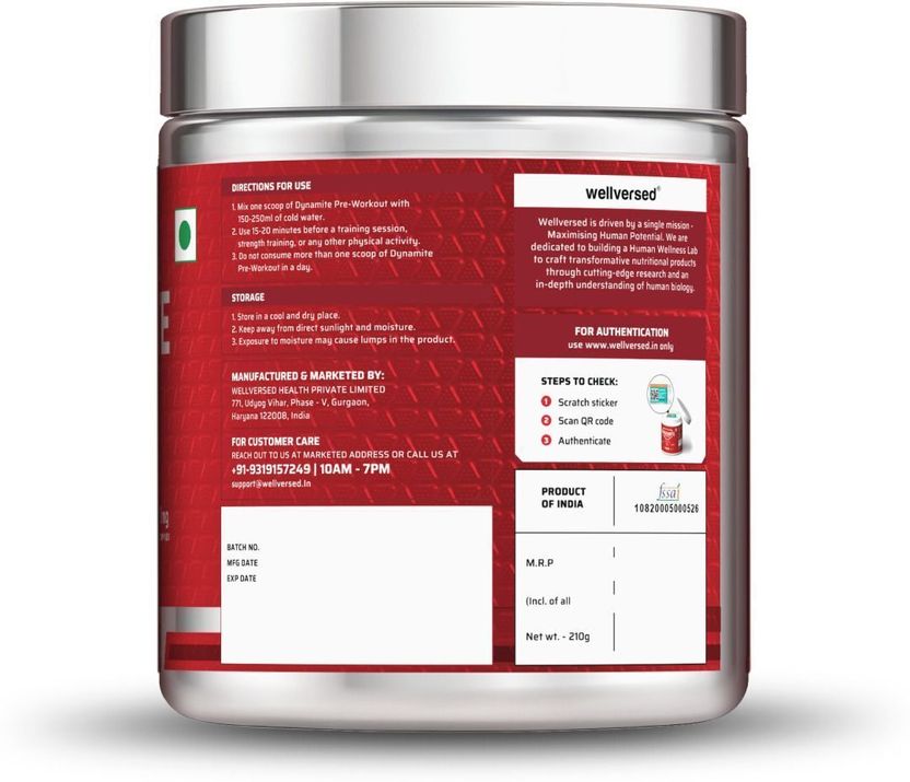 Pre-Workout (210g, 15 Servings) | Unleash Explosive Energy Pre Workout 3