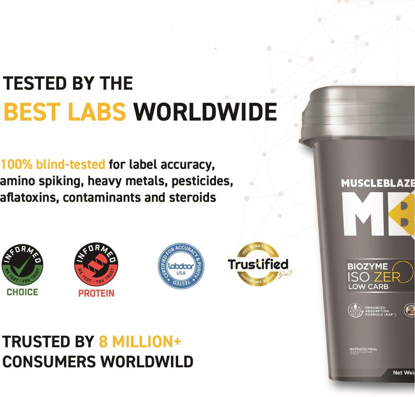 Biozyme Iso-Zero, Low Carb Isolate, 27 g Per Scoop Whey Protein 2