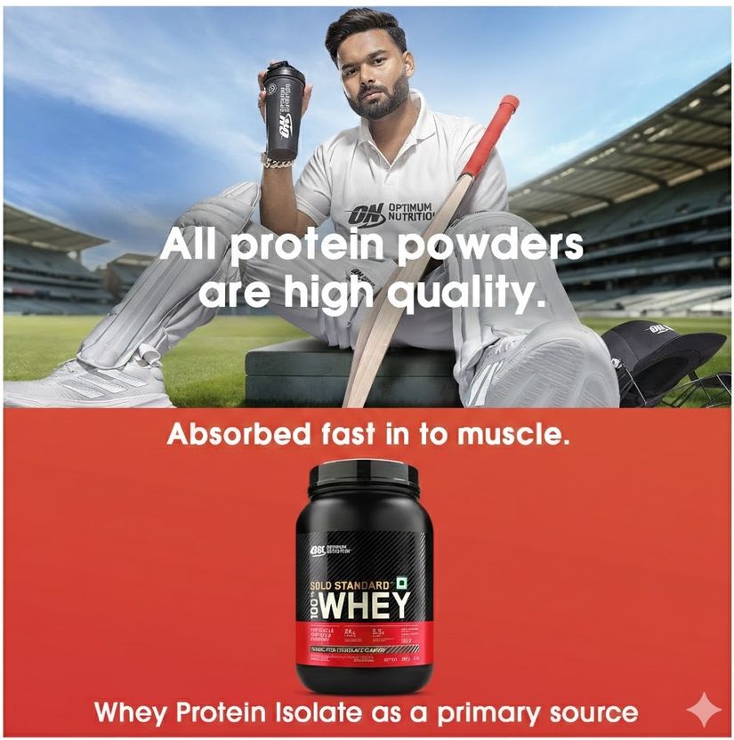 Gold Standard 100% Whey Protein Powder - 2 lbs, with Micronised Creatine Whey Protein 2