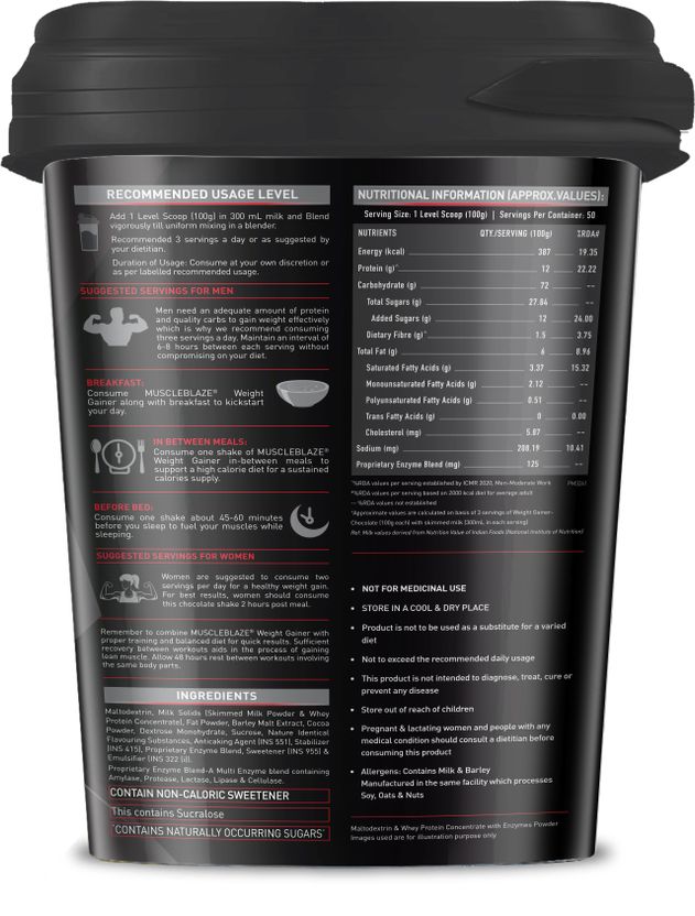 with Added Digezyme Weight Gainers/Mass Gainers 3