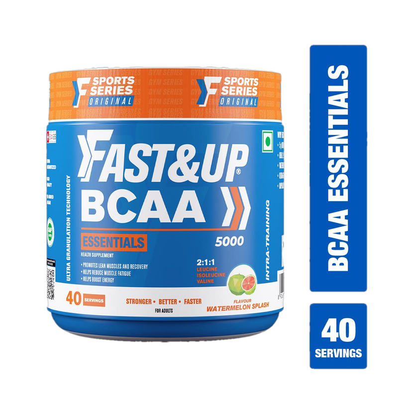 FAST&UP Ultra Instantized BCAA for Performance, Endurance & Recovery BCAA(280 g, Watermelon)