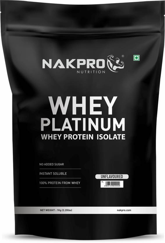 Nakpro PLATINUM 100 Whey Protein Isolate Supplement Powder Whey