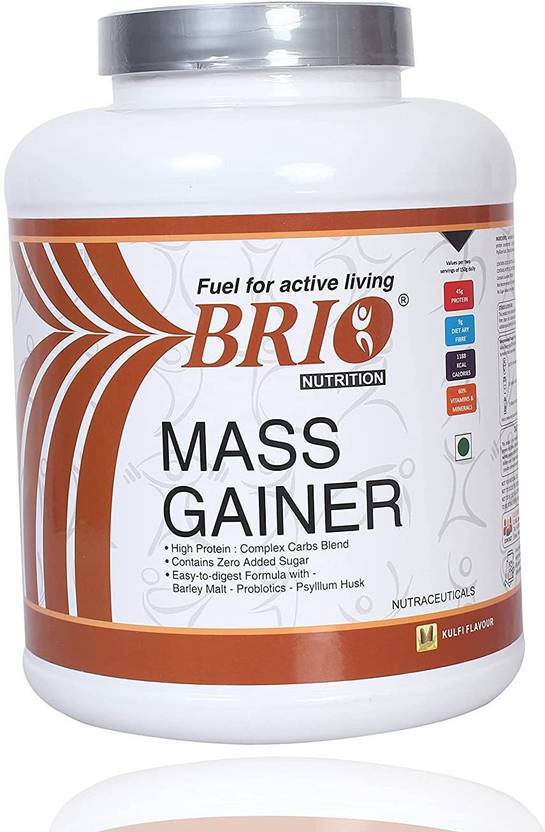 Brio Nutrition Mass Gainer High Protein Complex Carbs Blend With Easy