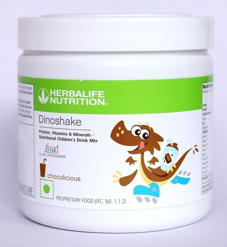 HERBALIFE Dinoshake Kids Drink Chocolate Flavor Plant-Based Protein(200 g, Chocolate)