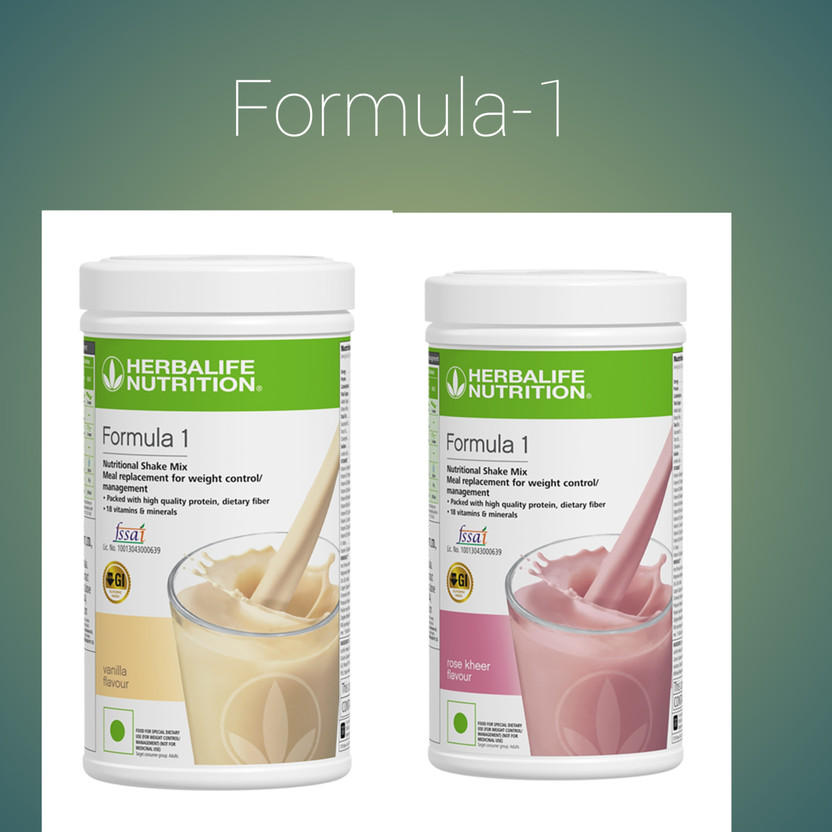 Herbalife Herbalife Nutrition Formula 1 Shake 2 Pieces Protein Shake All Flavor Weight Loss Protein Shake(1000 g, Vanilla Rose Kheer) - Flipkart Deal
