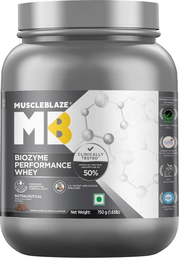 MUSCLEBLAZE Biozyme Performance, Informed Choice UK & Labdoor USA