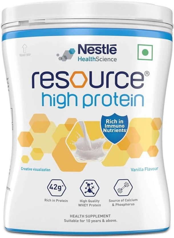Resource Health Science, High Protein Protein Shake(400 g, Vanilla)