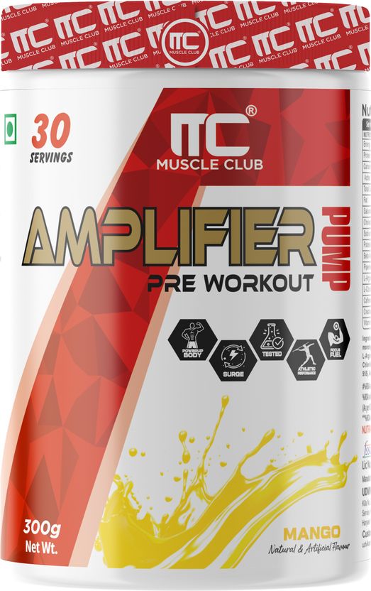 Amplifier PreWorkout for Mens - Boosts Energy | Pre workout for Gym Pre Workout