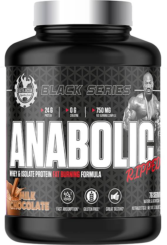 DEXTER JACKSON DJSS BLACK SERIES ANABOLIC RIPPED WHEY 5 LBS MILK