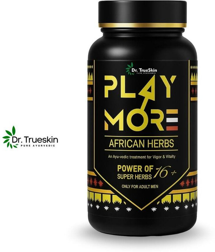 Dr.TrueSkin Play More Gold Powder for Men – Root Restoration Mix AYS01 AYY Plant-Based Protein(150 g, Unflavored)