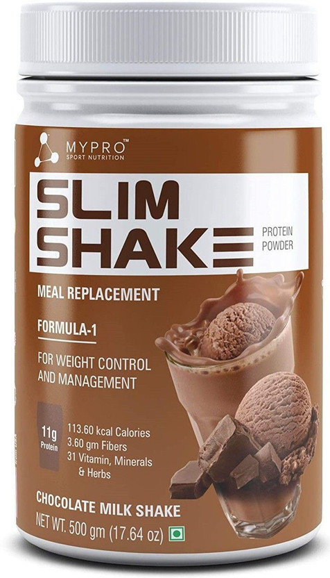 Mypro Sport Nutrition Slim Shake Protein Powder For Weight Control and Management -500 Gm Protein Shake(500 g, Cocolate)