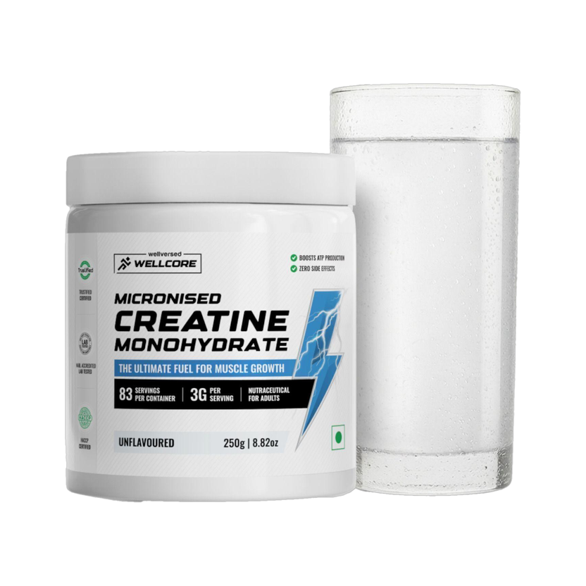 Micronised Creatine Monohydrate | Lab Tested | Enhanced Absorption | 100% Pure Creatine
