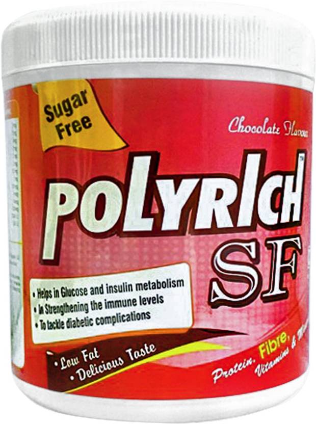 Polyrich SF Sugar Free Chocolate Flavor Protein Blends Price in India Buy Polyrich SF Sugar