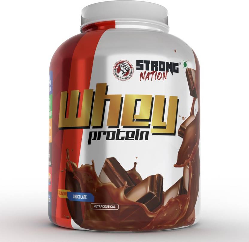 Strong Nation Whey Protein 24 Gms Protein 57 Servings (1 Kg) Whey