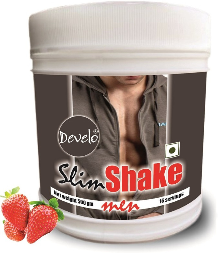 DEVELO Weight & Fat Loss protein Shake for Men Protein Blends(500 g, STRAWBERRY)