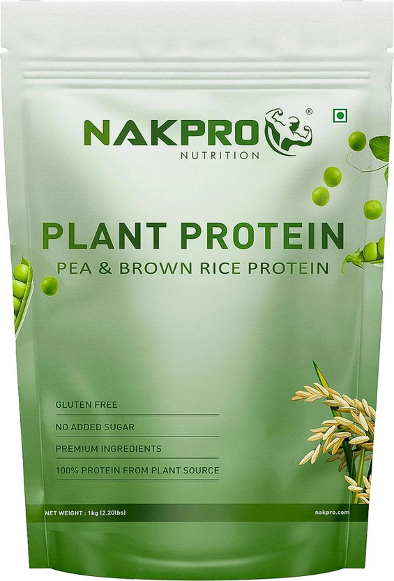 Nakpro Plant Protein Plant-Based Protein(1 kg, Chocolate)