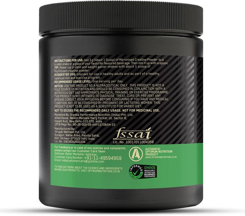 (ON) Micronized Creatine Monohydrate Powder,41 serves Creatine Creatine 4