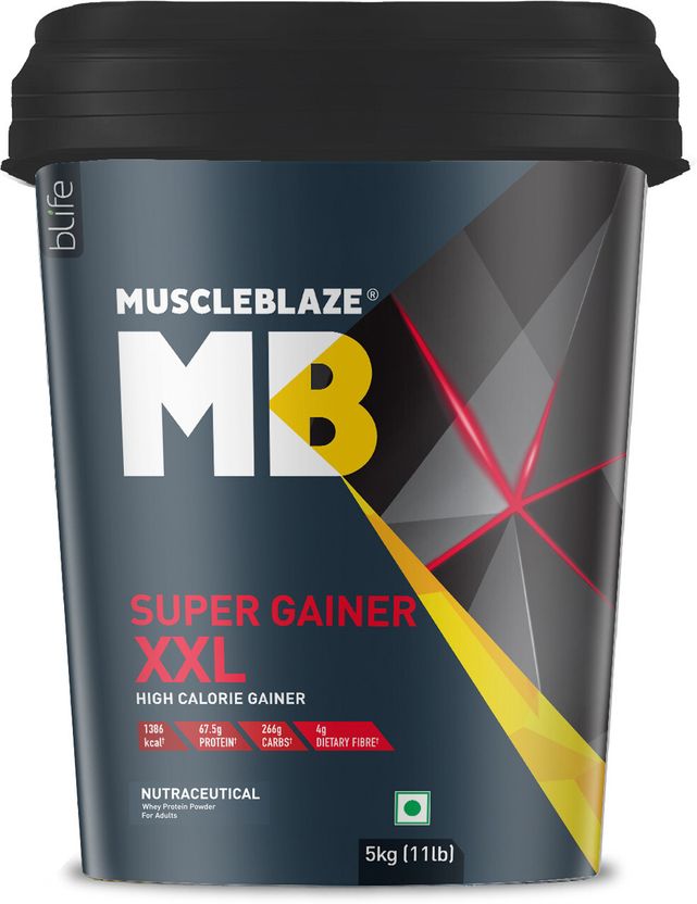 Super Gainer XXL, For Muscle Mass Gain Weight Gainers/Mass Gainers