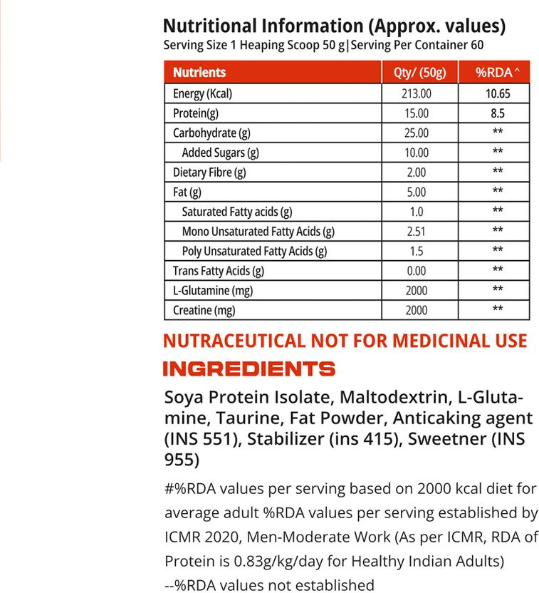 Anabolic Mass Gainer High-Calorie Weight Gainer with Protein Chocolate Flavor Weight Gainers/Mass Gainers 4