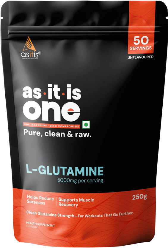 AS-IT-IS AS-IT-IS Nutrition One L Glutamine(250 g, Unflavored) - Flipkart Deal