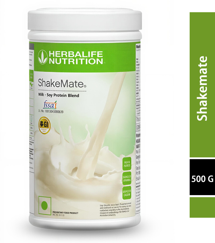 Herbalife Nutrition ShakeMate (500g) | High-Protein Nutritional Mix for Daily Wellness Protein Bars(500 g, Vanilla)