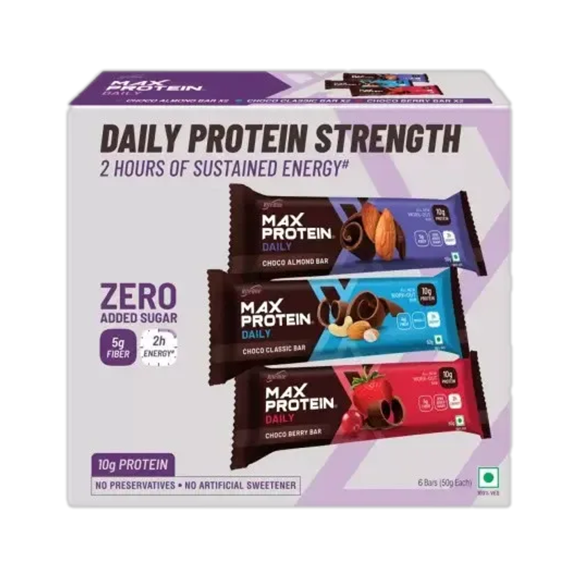RiteBite Max Protein Daily Assorted Protein Bars(300 g, Assorted)