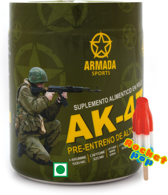 Armada Sports AK-47 Preworkout Enhance mental Focus, Strength, Stemina Pre Workout(200 g, Rocket POP)