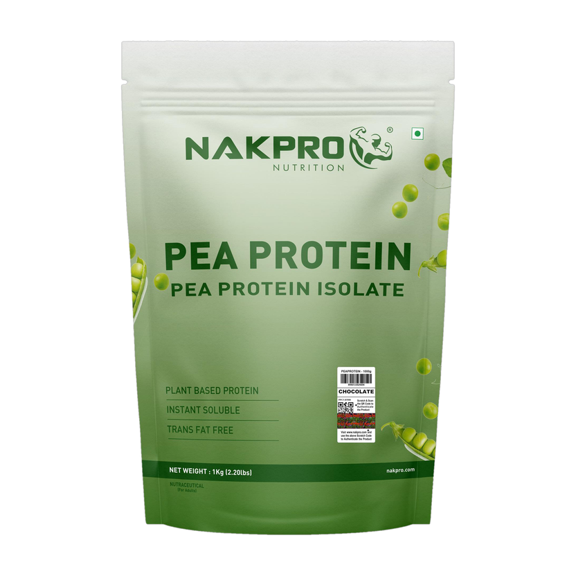 Nakpro Nakpro Pea Isolate Powder | 26g | Naturally Occurring Amino Acids | Plant-Based Protein(1 kg, Chocolate) - Flipkart Deal