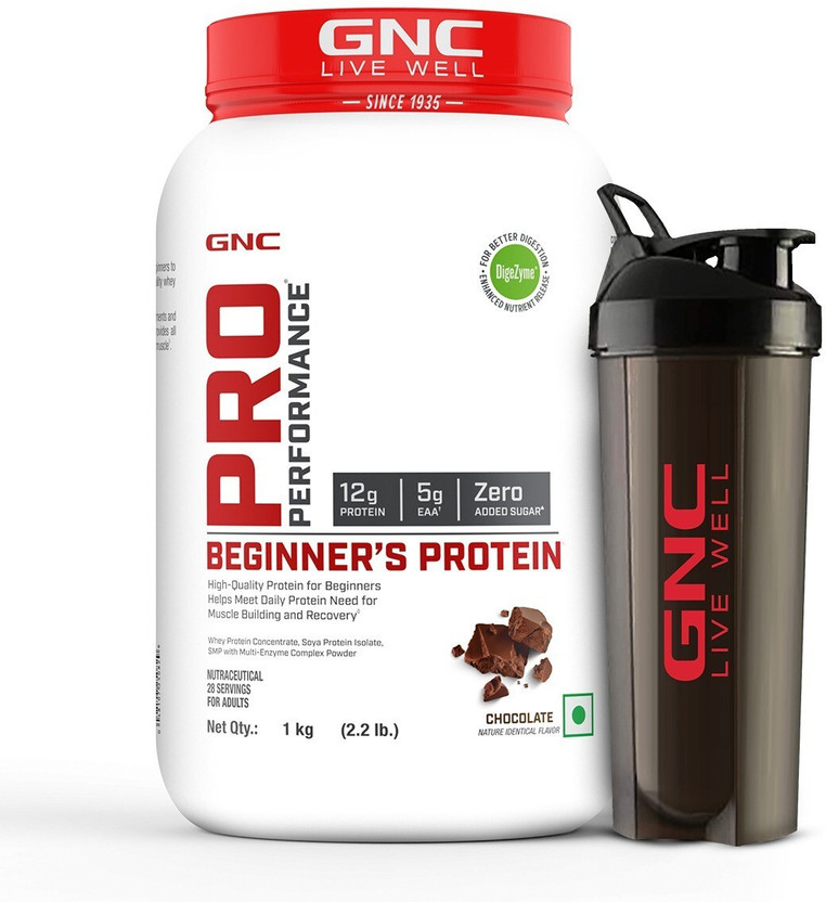 GNC Pro Performance Beginner's Protein Whey Protein(1 kg, Chocolate)