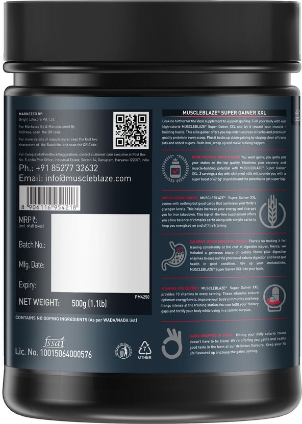 Super XXL, For Muscle Weight Gainers/Mass Gainers 2