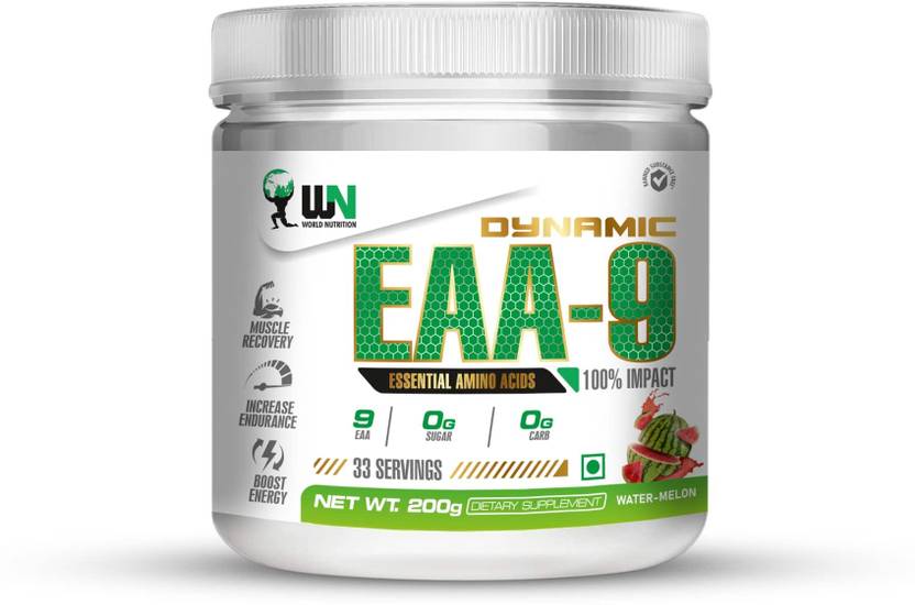 WORLD NUTRITION DYNAMIC EAA9 ESSENTIAL AMINO ACIDS FOR MUSCLE RECOVERY