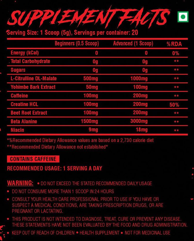 Blood Shower Preworkout, 20 Servings, Magic Pop Pre Workout 2