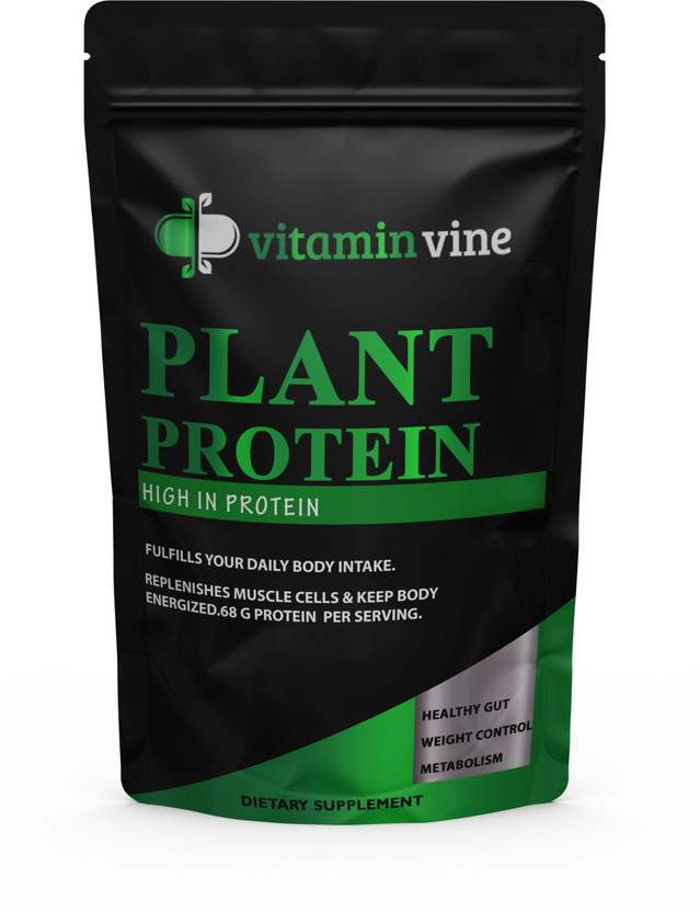 Vitaminvine 100% Natural Vegan Protein Powder Plant Based ProteinPremium (OL176) Plant-Based Protein(1500 g, Chocolate)
