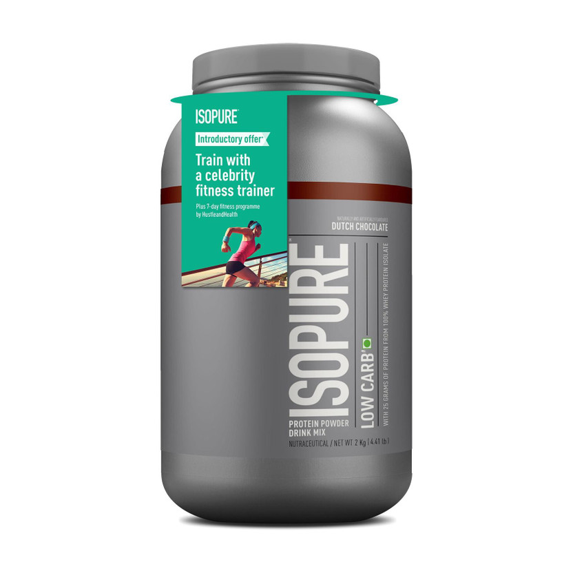 Isopure Low Carb Whey Protein Isolate Powder Whey Protein(2 kg, Dutch Chocolate)