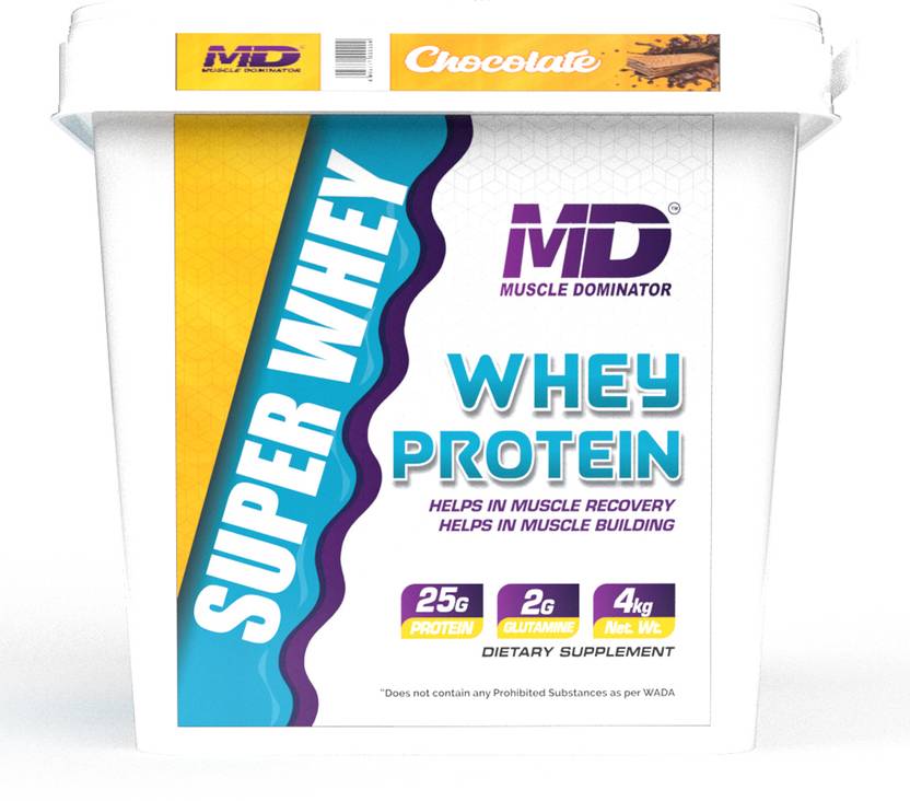 Muscle Dominator Super Whey Protein Muscle Gain, Strength