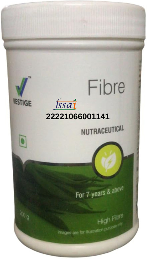 VESTlGE VESTIGE Fibre Nutraceutical 200G Plant-Based Protein(200 g, Natural)