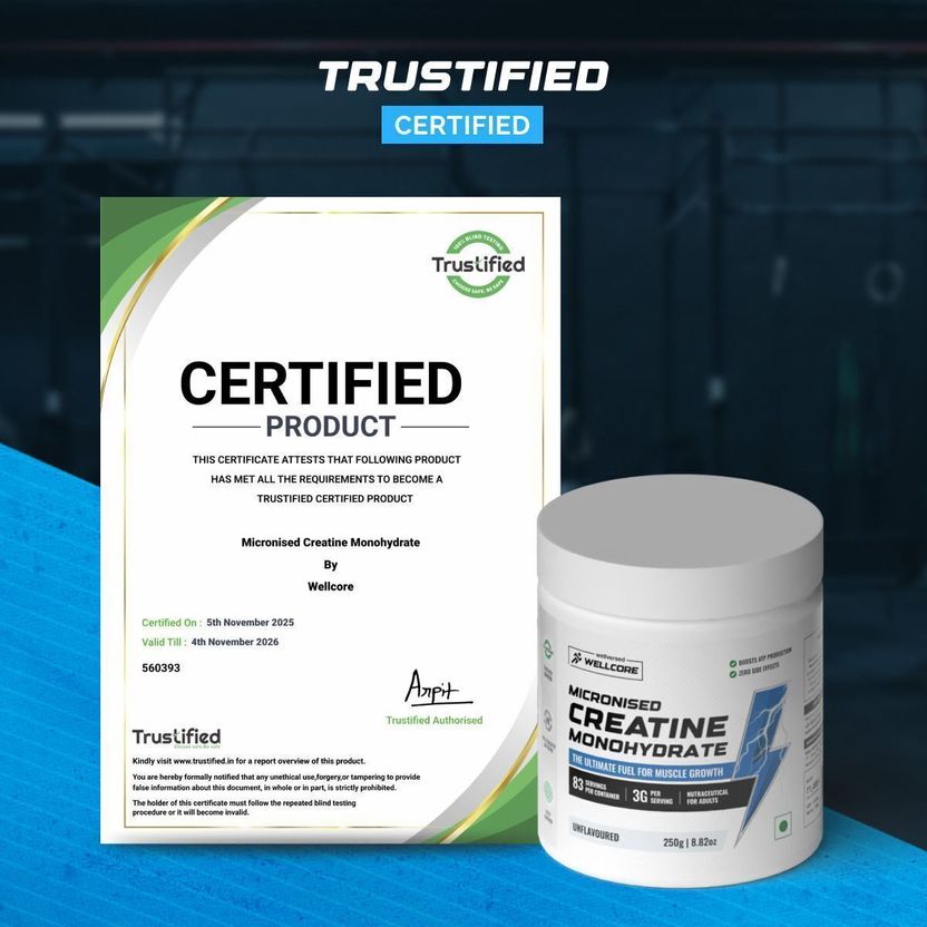 Micronised Creatine Monohydrate | Lab Tested | Enhanced Absorption | 100% Pure Creatine 4