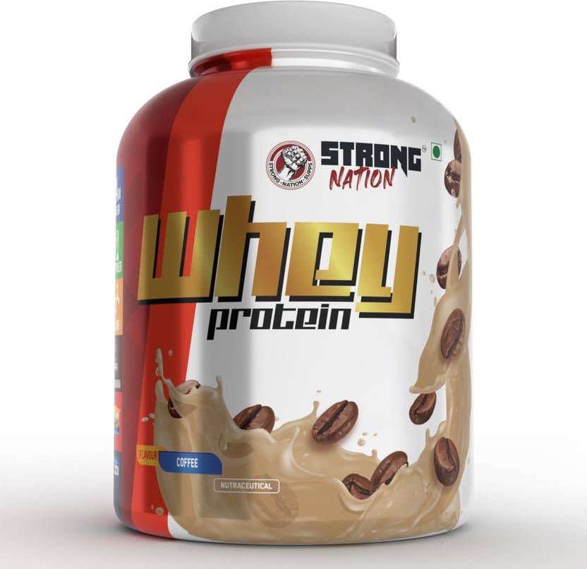 Strong Nation Whey Protein - 24 Gms Protein - 28 Servings (1 Kg) Whey ...