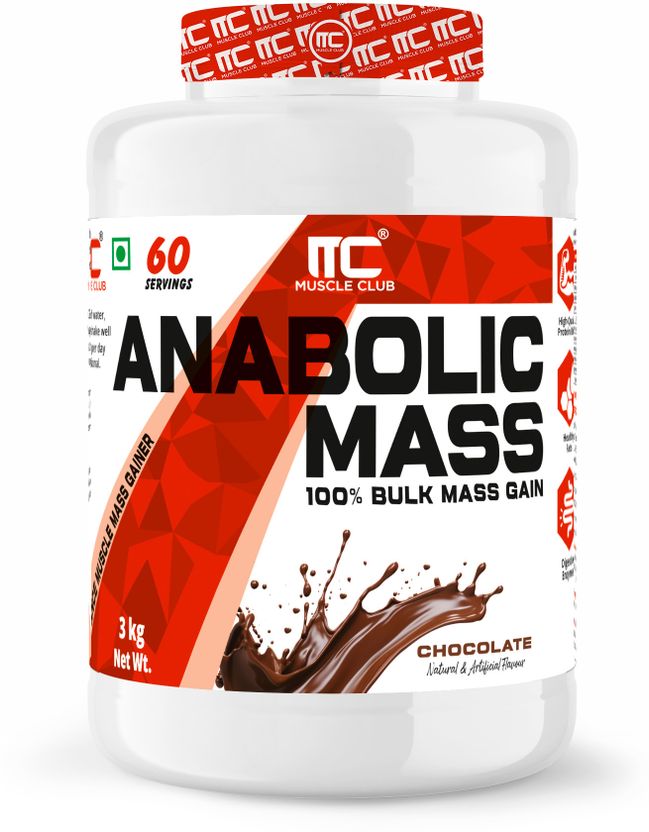 Anabolic Mass Gainer High-Calorie Weight Gainer with Protein Chocolate Flavor Weight Gainers/Mass Gainers