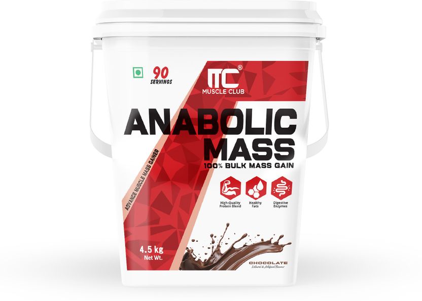 Anabolic Mass Gainer High-Calorie Weight Gainer with Protein Chocolate Flavor Weight Gainers/Mass Gainers
