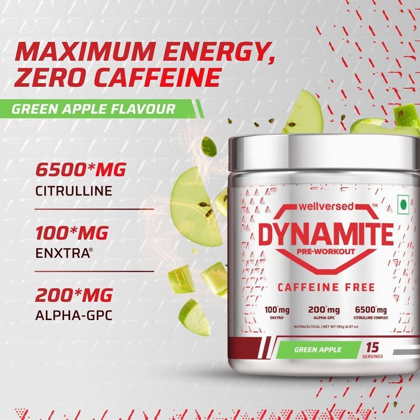Pre-Workout Caffeine Free 15 Servings | For Late Evening & Night Workouts Pre Workout 4