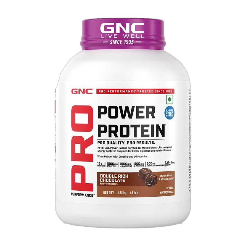 GNC GNC Pro Performance Power Whey Protein(4 pounds, Double Rich Chocolate) - Flipkart Deal