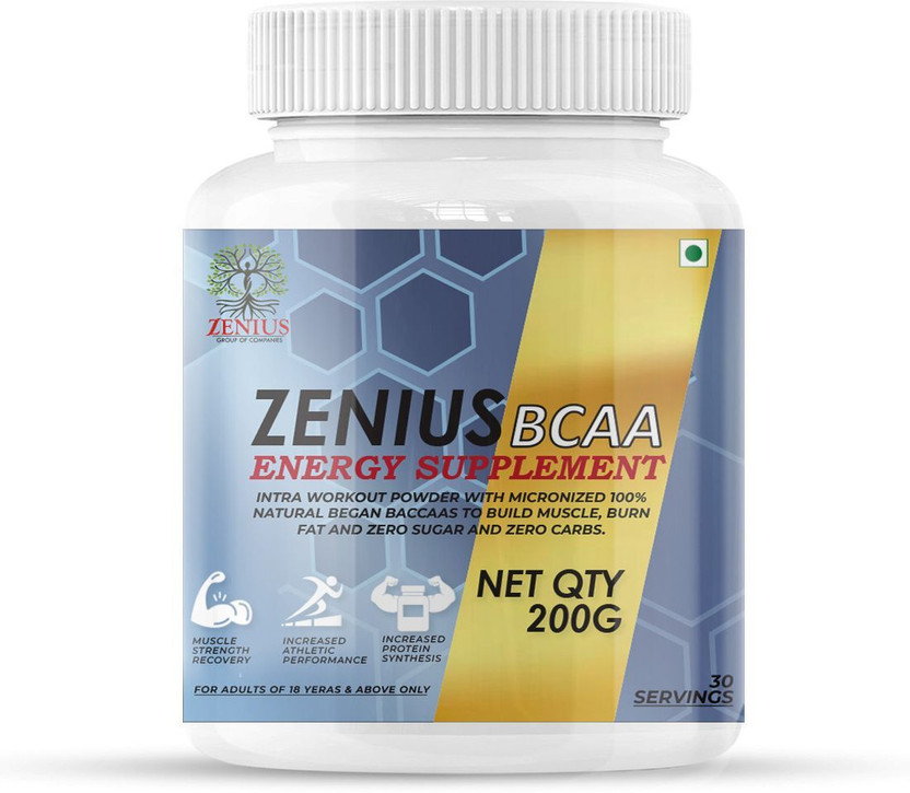 Zenius Zenius BCAA Supplement | Hyper boost for Muscle Growth and Recovery BCAA(200 g, Unflavored) - Flipkart Deal