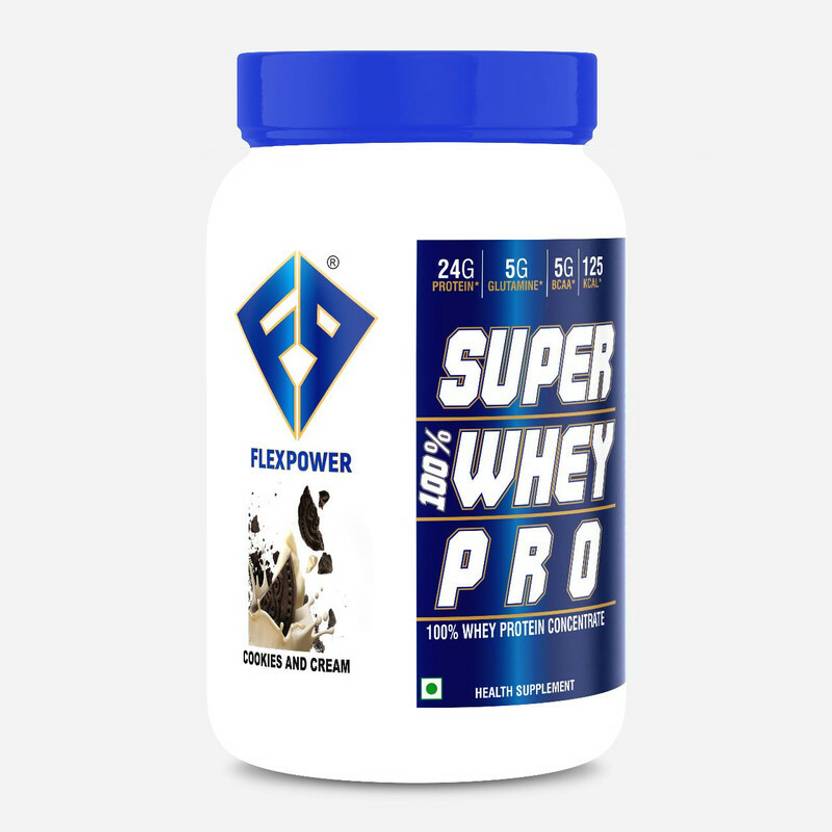 FLEXPOWER SUPER 100 WHEY PROTEIN CONCENTRATE 1KG Whey Protein Price in
