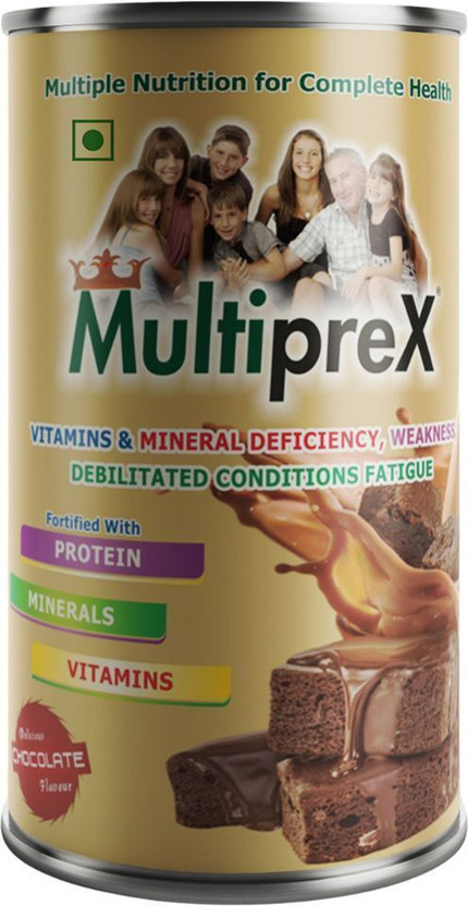 Multiprex Protein Powder with Multiple Nutrition for Complete Health & Supports Energy Nutrition Bars(200 g, Chocolate)