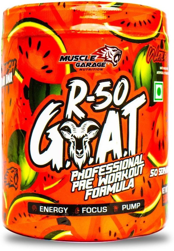 Muscle Garage R-50 Goat Pre-Workout Pre Workout(350 g, WATERMELON)