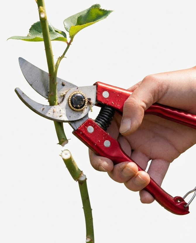 AEDEE ENTERPRISE Gardening Scissors Plants Scissor Tree Branch Pruner Gardening Cutter Tool | Plant Cutter for Garden | Wood Branch Trimmer Bypass Pruner(Manual)