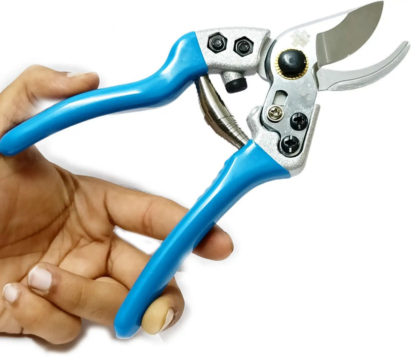 taparia Pruning Shear 9-inch Gardening Tool Scissor Garden sharp cutter with Grip Handle Garden Scissor Plant Branch Cutter Anvil Pruner(Manual)