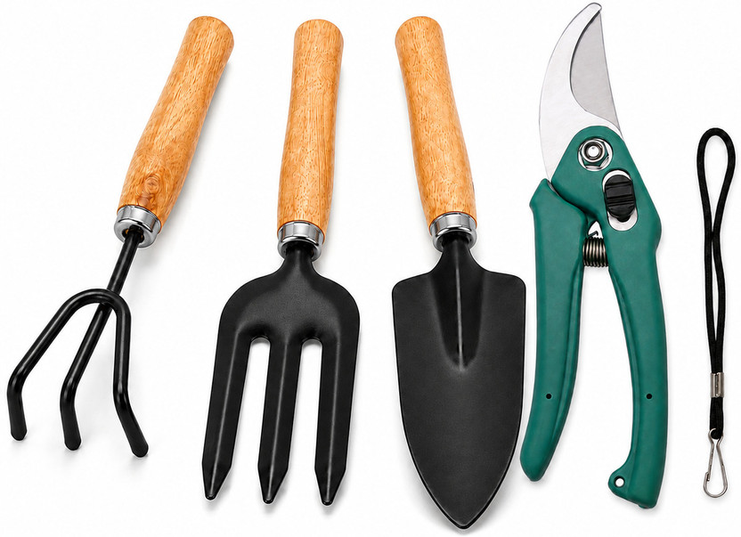 AARLINA GARDEN TOOL SET WITH PRUNER Garden Tool Kit(4 Tools)